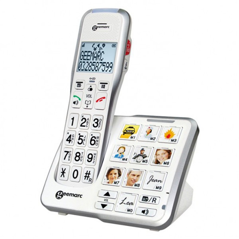 Téléphone sans fil pour malvoyants à grosses touches Amplidect 595 - Mieux  voir