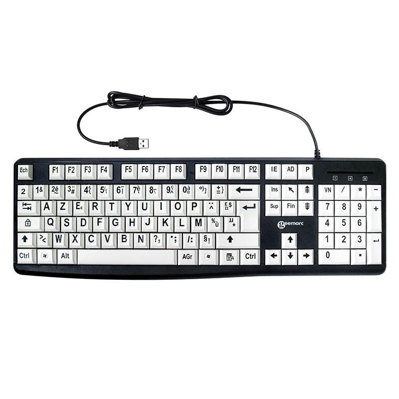 Clavier grosse touche PC ZOOM TEXT