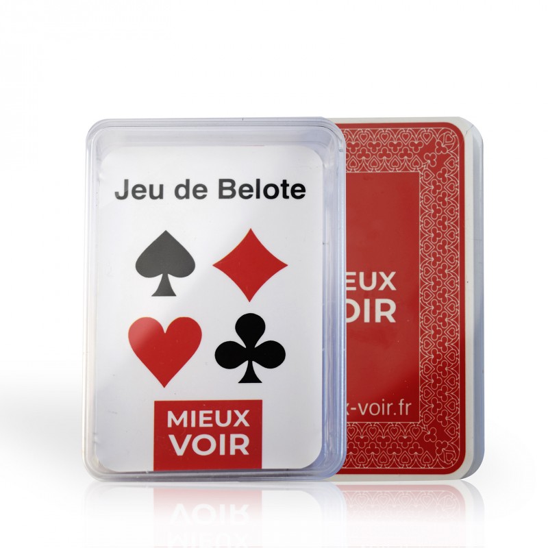 Jeux de cartes et belote en gros caractères - Mieux Voir
