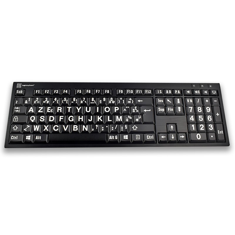 Clavier à grosses touches avec lampe led