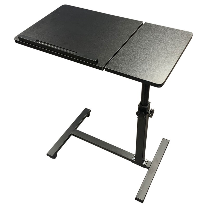 TABLE DE LIT - Table de lit à roulettes avec plateau inclinable