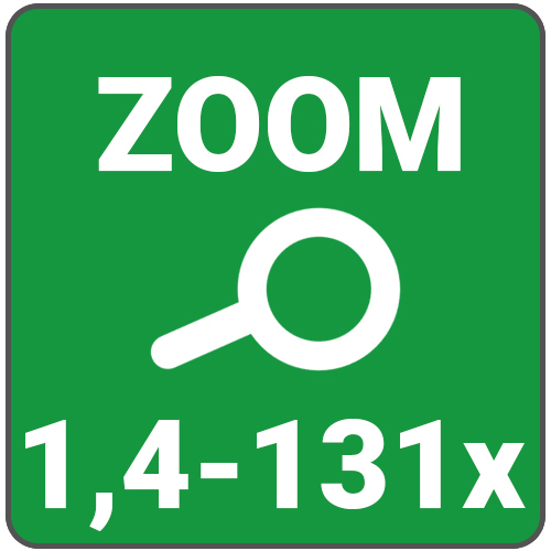 zoom 1,4 a 131x